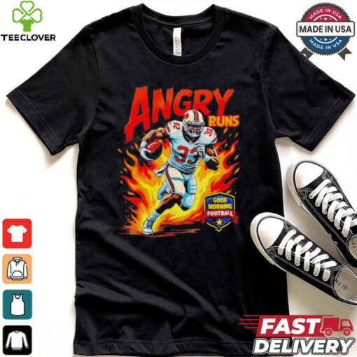 Angry Runs good morning football hoodie, sweater, longsleeve, shirt v-neck, t-shirt