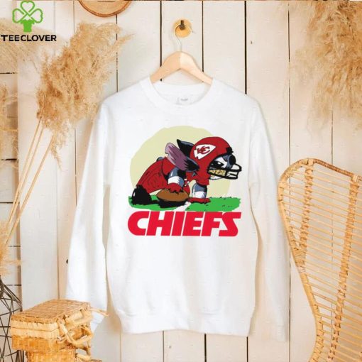 Angry Stitch character player Kansas City Chiefs football logo hoodie, sweater, longsleeve, shirt v-neck, t-shirt