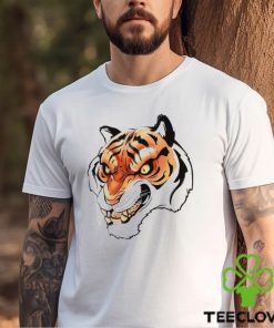 Angry Tiger head art shirt