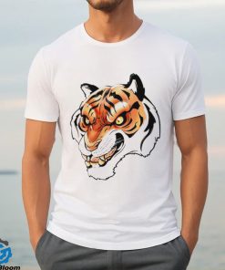 Angry Tiger head art shirt
