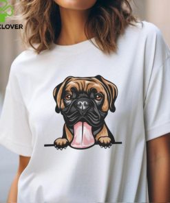 Animal Dog Boxer 8jjj4rfff Color Peeking Shirt