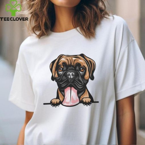 Animal Dog Boxer 8jjj4rfff Color Peeking Shirt