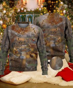 Animal Hunting Ugly Christmas Sweater