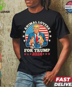 Animal Lovers For Trump 2024 Cat And Dog Debate Shirt 2 Animal Lovers For Trump 2024 Cat And Dog Debate Shirt