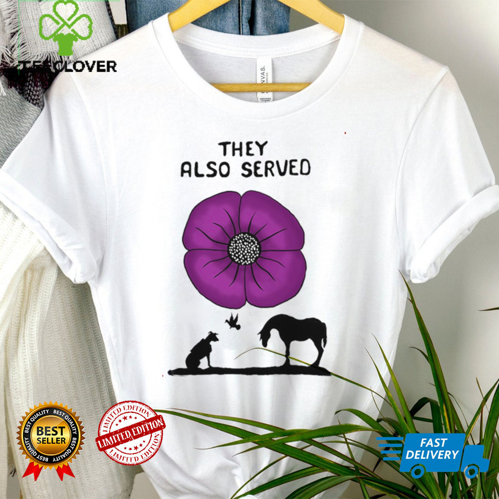 Animal They Also Served Purple Poppy T Shirt