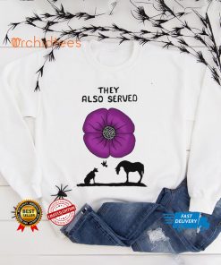 Animal They Also Served Purple Poppy T Shirt
