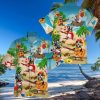 Animals Guitar Hawaiian Shirt Funny Play Music Beach Party Tropical