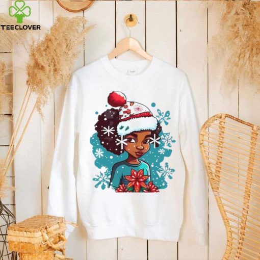 Anime Christmas Girl Pattern Shirt, Clothes For Winter For Kid