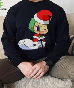Anime Christmas One Piece Zoro shirt