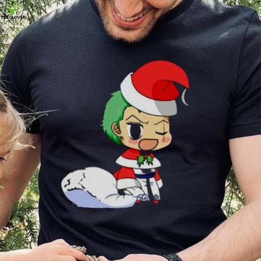 Anime Christmas One Piece Zoro shirt