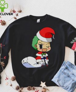 Anime Christmas One Piece Zoro shirt