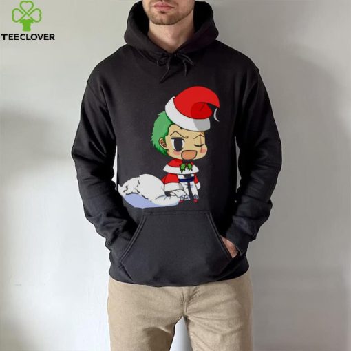 Anime Christmas One Piece Zoro shirt