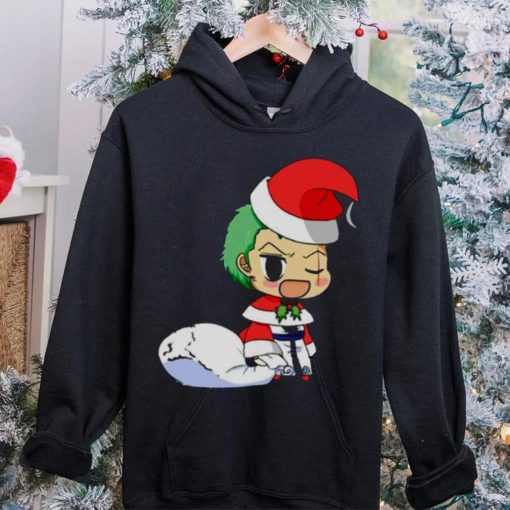 Anime Christmas One Piece Zoro shirt