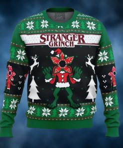 Anime Demogorgon Stranger Grinch Stranger Things Ugly Christmas Sweater