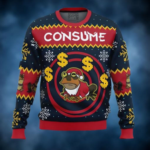 Anime Hypnotoad Consume Futurama Ugly Christmas Sweater