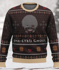 Anime Ken Kaneki One Eyed Ghoul Anime Gift Fan Christmas Ugly Wool Knitted Sweater