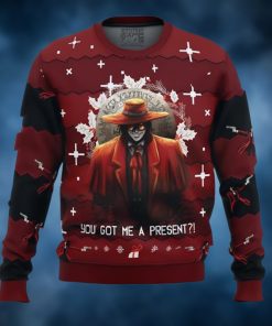 Anime Sweater Alucard Hellsing Ugly Christmas Sweater