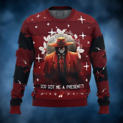 Anime Sweater Alucard Hellsing Ugly Christmas Sweater
