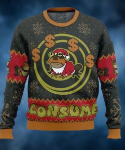 Anime Sweater Consume Futurama Ugly Christmas Sweater