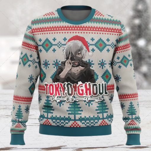 Anime Tokyo Ghoul Ugly Xmas Wool Knitted Sweater