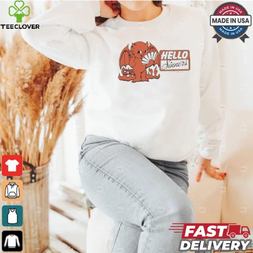 Annamarie Forcino Hello Sinners T shirt