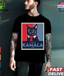 Anne Burrell Wearing Politically Purrfect Cats For Kamala 2024 Shirt