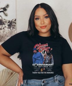 Anniversary 1971–2024 Thank You For The Memories Signature T Shirt