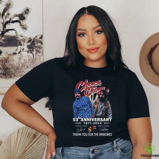 Anniversary 1971–2024 Thank You For The Memories Signature T Shirt