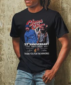 Anniversary 1971–2024 Thank You For The Memories Signature T Shirt