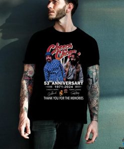 Anniversary 1971–2024 Thank You For The Memories Signature T Shirt