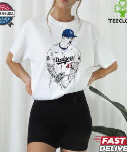 Anthony Bandana, 2024 Los Angeles Dodger MLB Hand Drawing t shirt