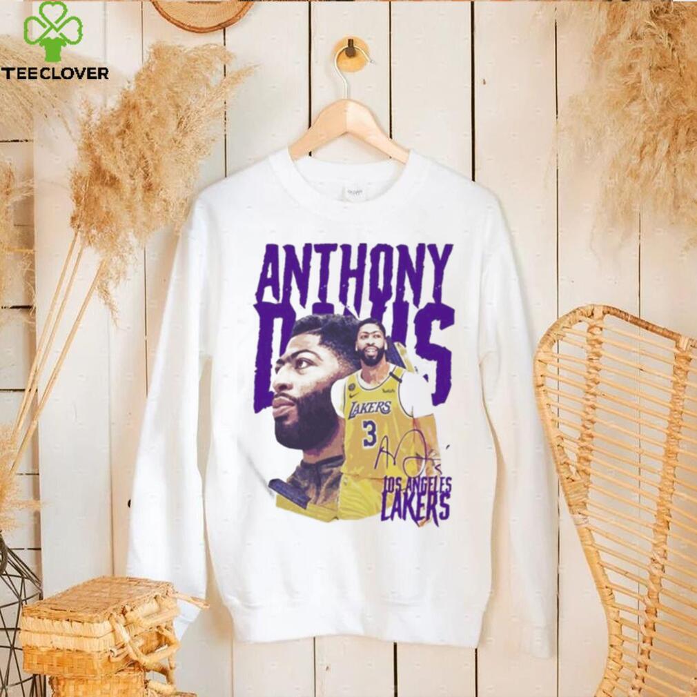 Anthony Davis 3 Los Angeles Lakers Team Basketball Player Signature Shirt Anthony Davis 3 Los Angeles Lakers Team Basketball Player Signature Shirt