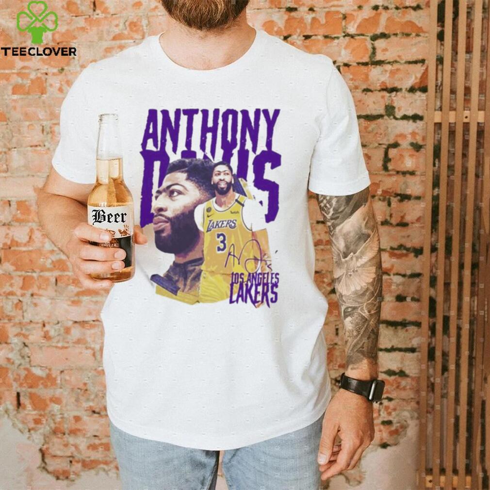 Anthony Davis 3 Los Angeles Lakers Team Basketball Player Signature Shirt Anthony Davis 3 Los Angeles Lakers Team Basketball Player Signature Shirt