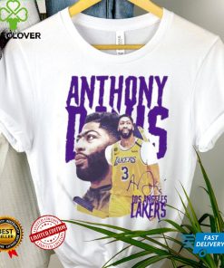 Anthony Davis 3 Los Angeles Lakers Team Basketball Player Signature Shirt 3 Anthony Davis 3 Los Angeles Lakers Team Basketball Player Signature Shirt