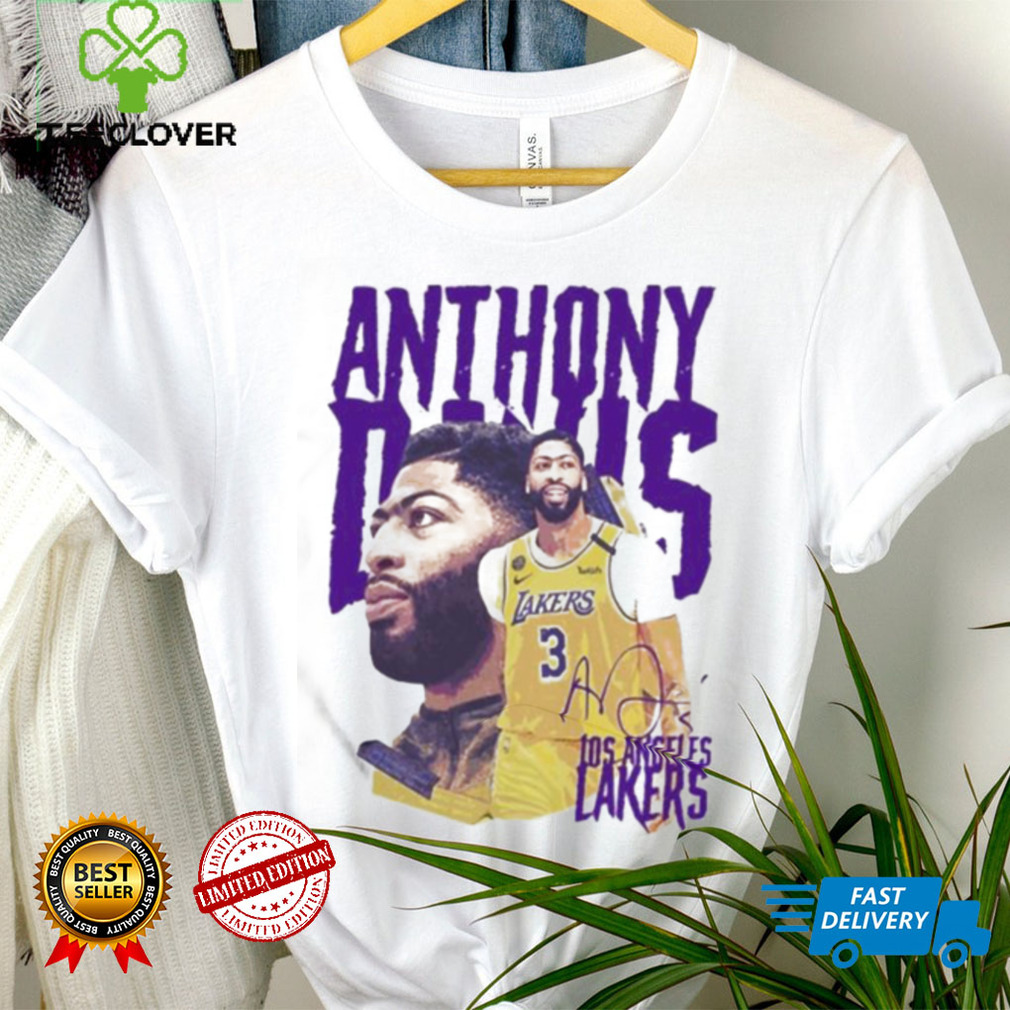 Anthony Davis 3 Los Angeles Lakers Team Basketball Player Signature Shirt Anthony Davis 3 Los Angeles Lakers Team Basketball Player Signature Shirt