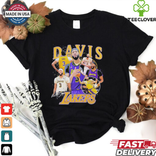 Anthony Davis Los Angeles Lakers signature multi photo player hoodie, sweater, longsleeve, shirt v-neck, t-shirt