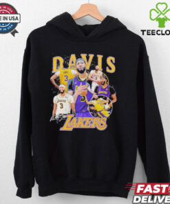 Anthony Davis Los Angeles Lakers signature multi photo player hoodie, sweater, longsleeve, shirt v-neck, t-shirt