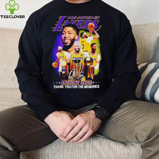 Anthony Davis Star Of Los Angeles Lakers Signature Thank You For The Memories T Shirt