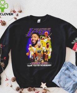 Anthony Davis Star Of Los Angeles Lakers Signature Thank You For The Memories T Shirt