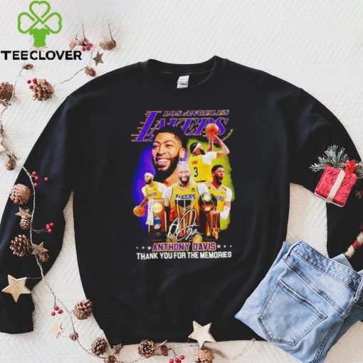 Anthony Davis Star Of Los Angeles Lakers Signature Thank You For The Memories T Shirt