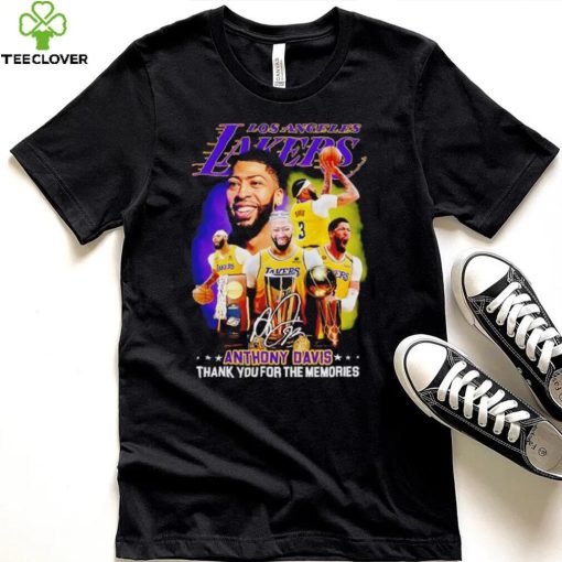 Anthony Davis Star Of Los Angeles Lakers Signature Thank You For The Memories T Shirt