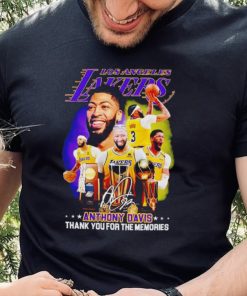 Anthony Davis Star Of Los Angeles Lakers Signature Thank You For The Memories T Shirt