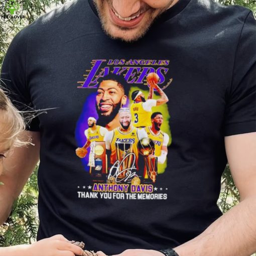 Anthony Davis Star Of Los Angeles Lakers Signature Thank You For The Memories T Shirt