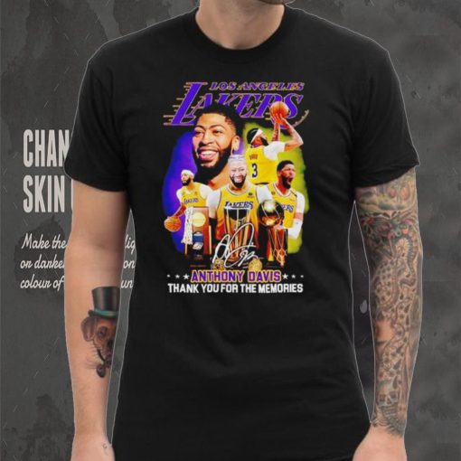 Anthony Davis Star Of Los Angeles Lakers Signature Thank You For The Memories T Shirt