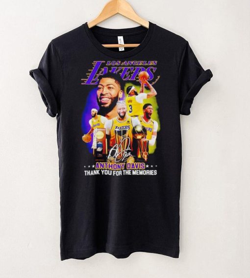 Anthony Davis Star Of Los Angeles Lakers Signature Thank You For The Memories T Shirt