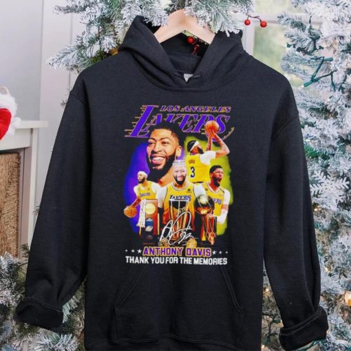 Anthony Davis Star Of Los Angeles Lakers Signature Thank You For The Memories T Shirt