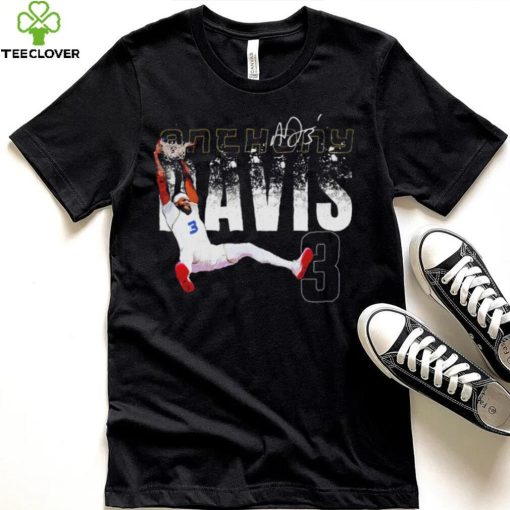 Anthony Davis professional basketball player Los Angeles Lakers number 3 signature shirt