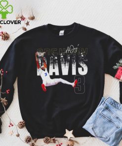 Anthony Davis professional basketball player Los Angeles Lakers number 3 signature shirt