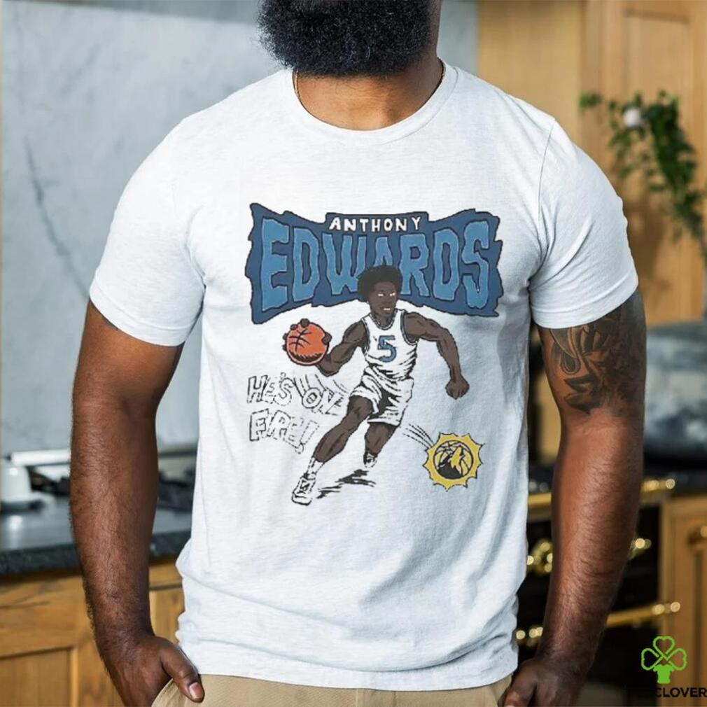 Anthony Edwards He’s On Fire Minnesota Timberwolves Comic Shirt Anthony Edwards He’s On Fire Minnesota Timberwolves Comic Shirt