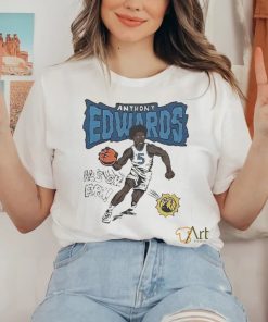 Anthony Edwards He’s On Fire Minnesota Timberwolves Comic Shirt